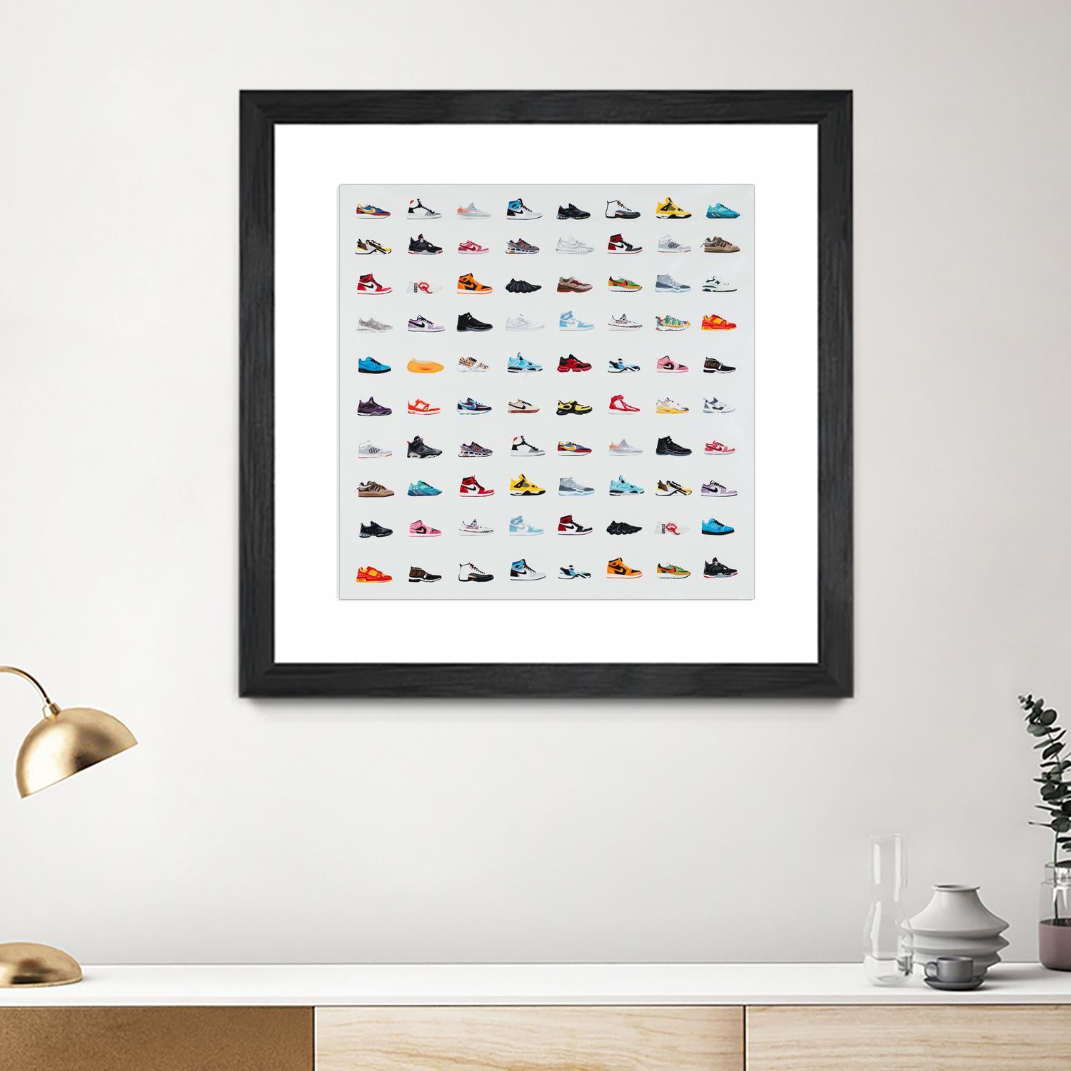 Life Is Short Buy The Shoes by Daleno Art on GIANT ART - orange digital pop
