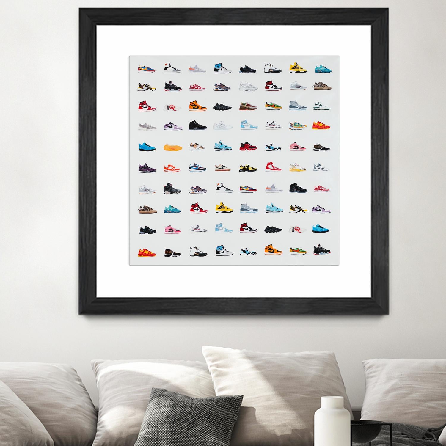 Life Is Short Buy The Shoes by Daleno Art on GIANT ART - orange digital pop
