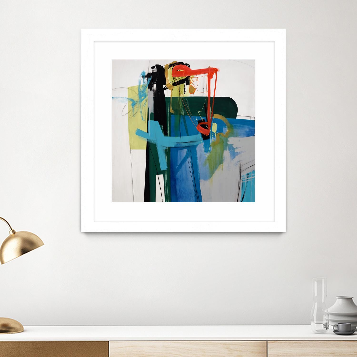 Return the Fork by Daleno Art on GIANT ART - red abstract