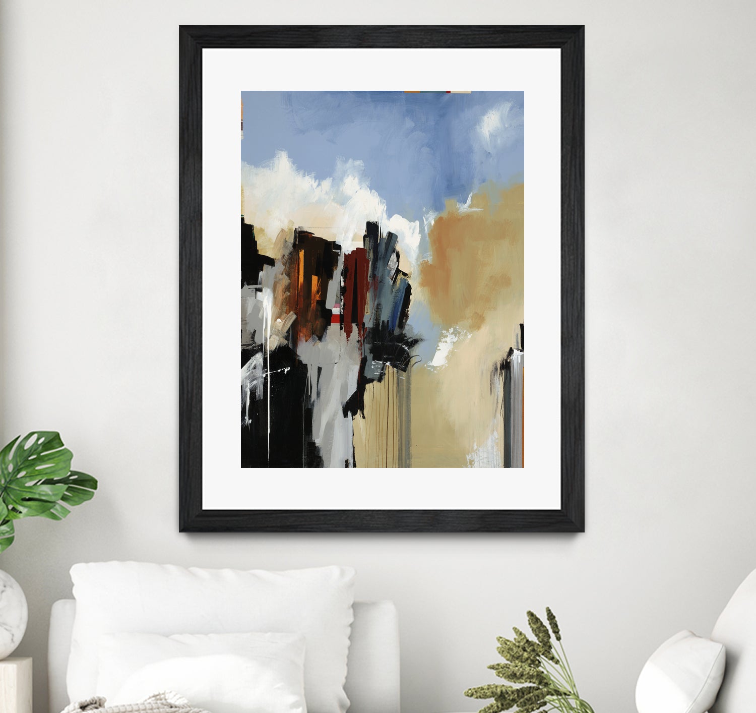 Lost City by Daleno Art on GIANT ART - blue abstract
