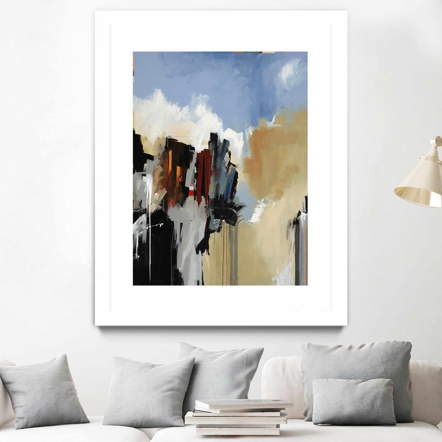 Lost City by Daleno Art on GIANT ART - blue abstract