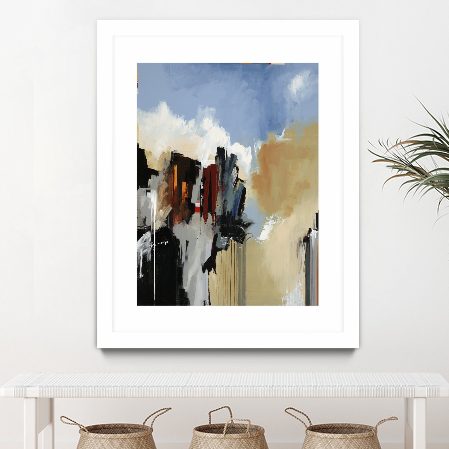 Lost City by Daleno Art on GIANT ART - blue abstract