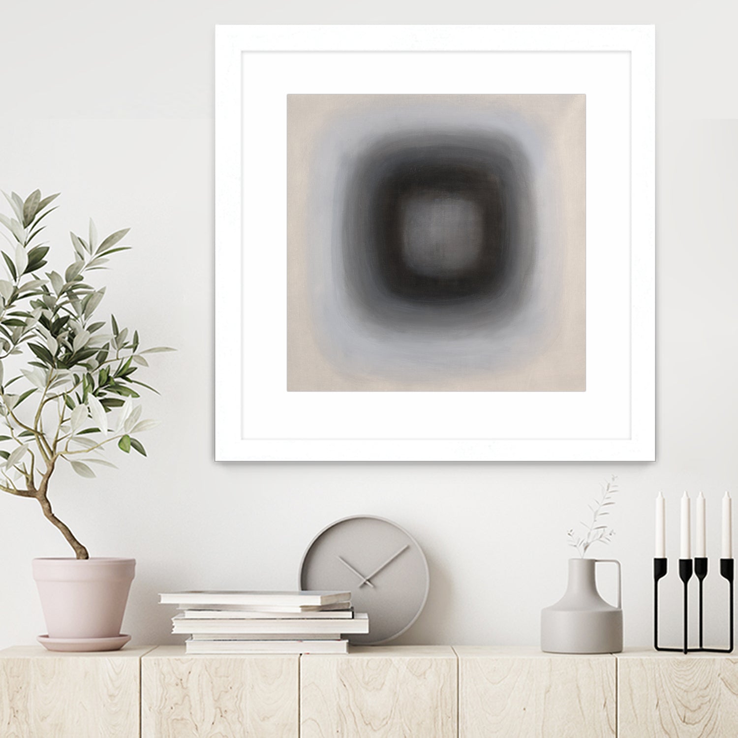 Finest Yet I by Daleno Art on GIANT ART - greywhite abstract