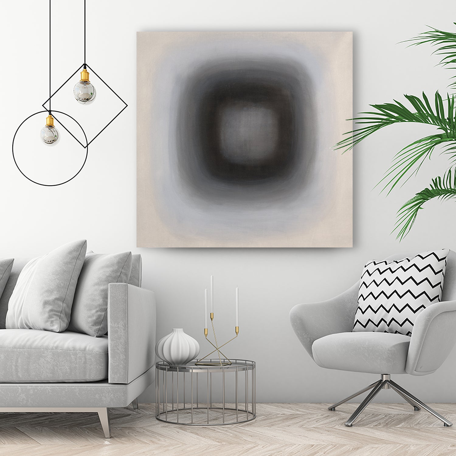 Finest Yet I by Daleno Art on GIANT ART - greywhite abstract