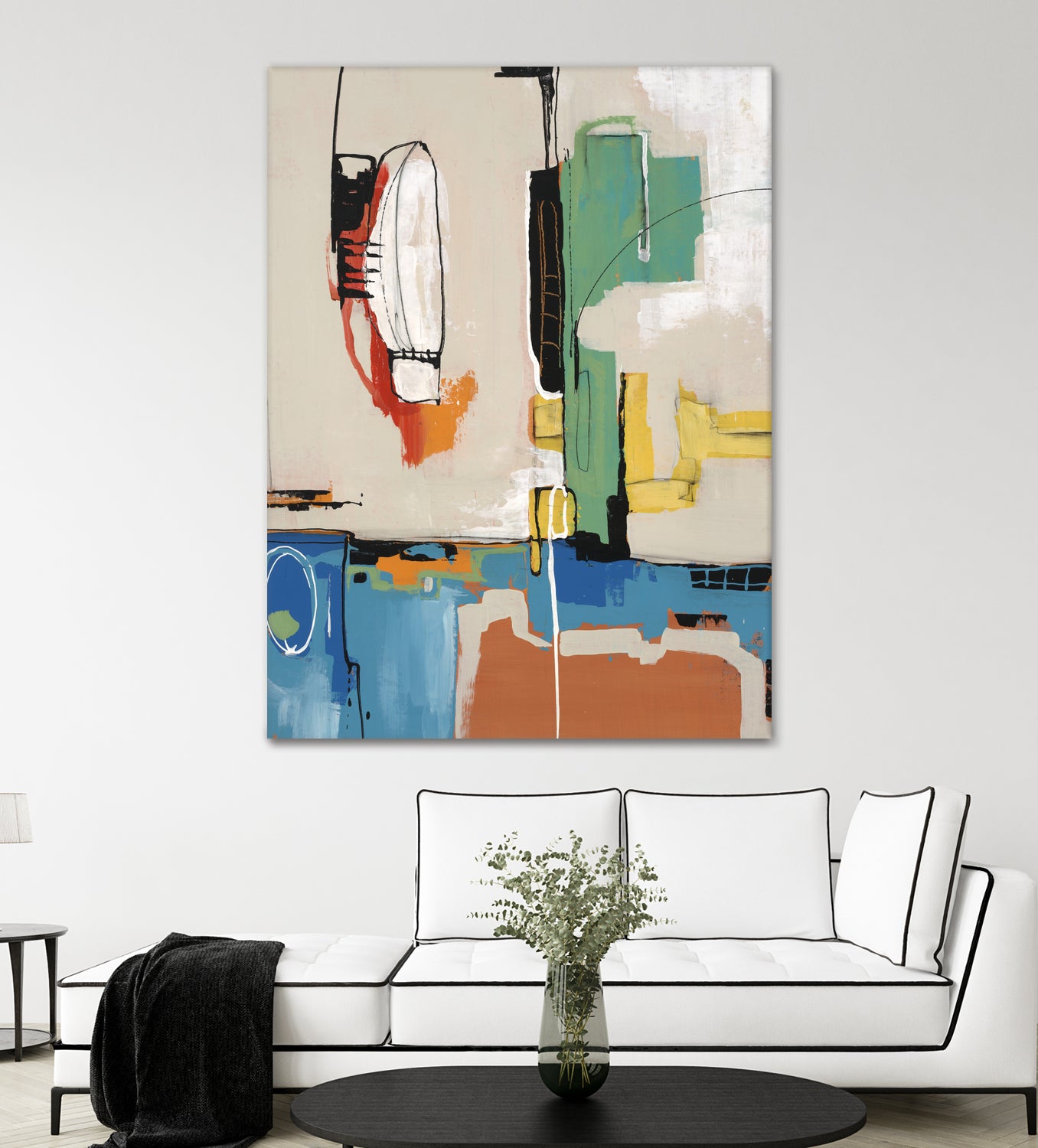 Comic Relief by Daleno Art on GIANT ART - green abstract