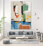 Comic Relief by Daleno Art on GIANT ART - green abstract