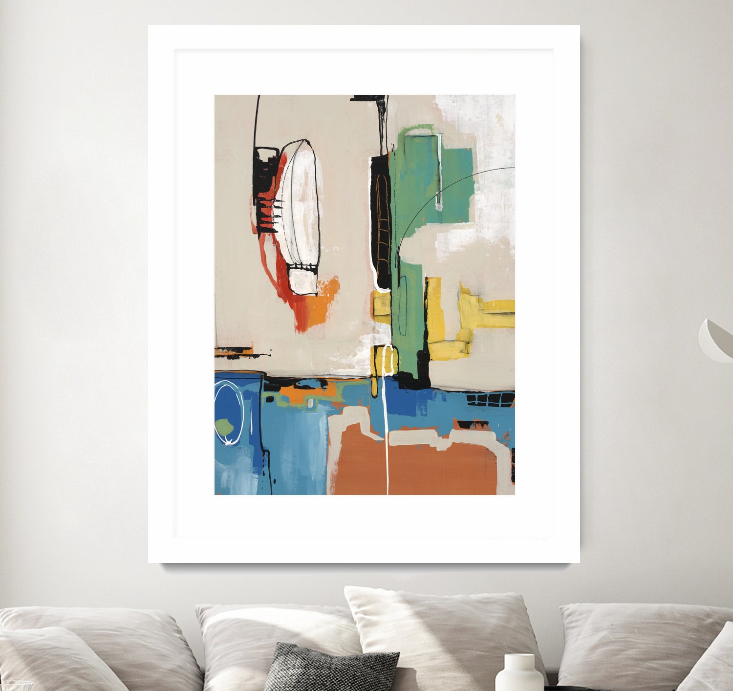 Comic Relief by Daleno Art on GIANT ART - green abstract