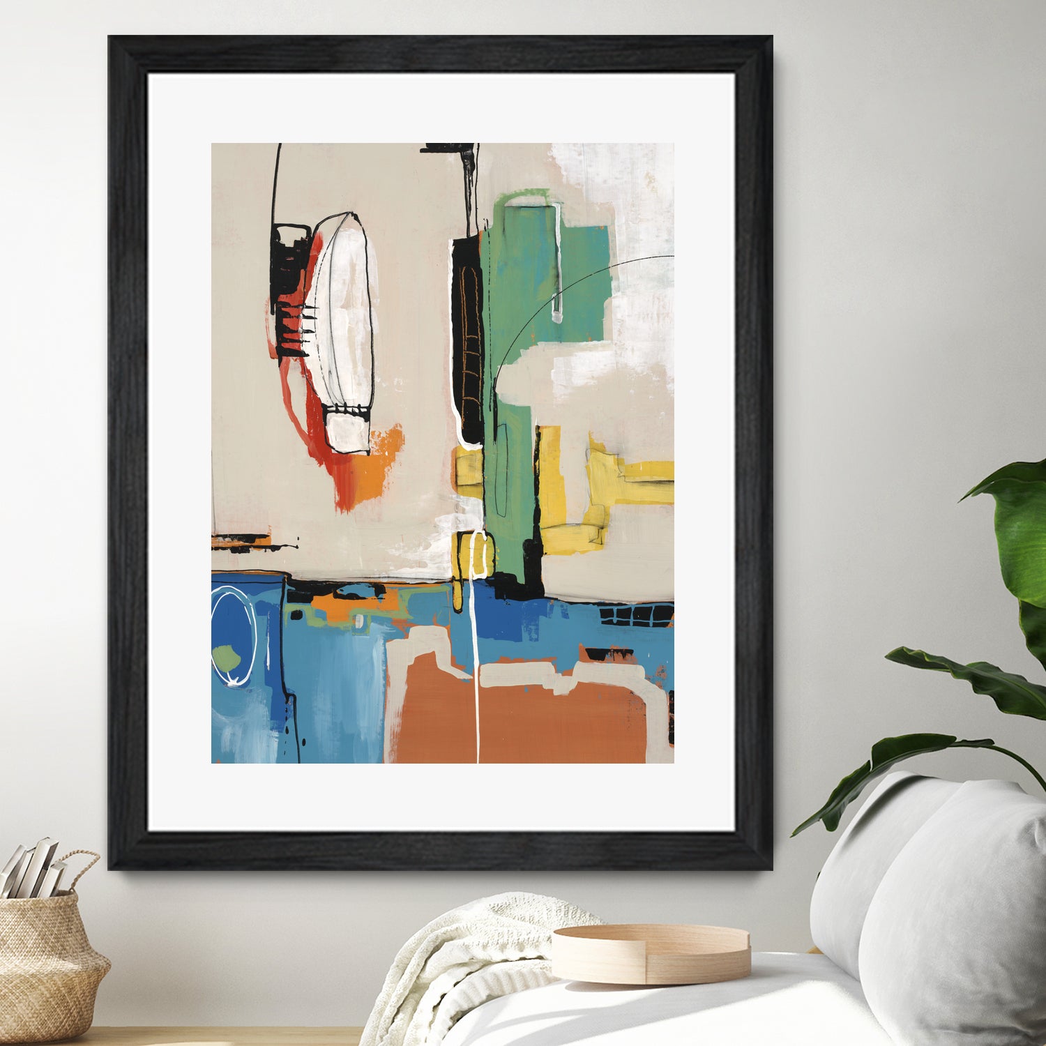 Comic Relief by Daleno Art on GIANT ART - green abstract