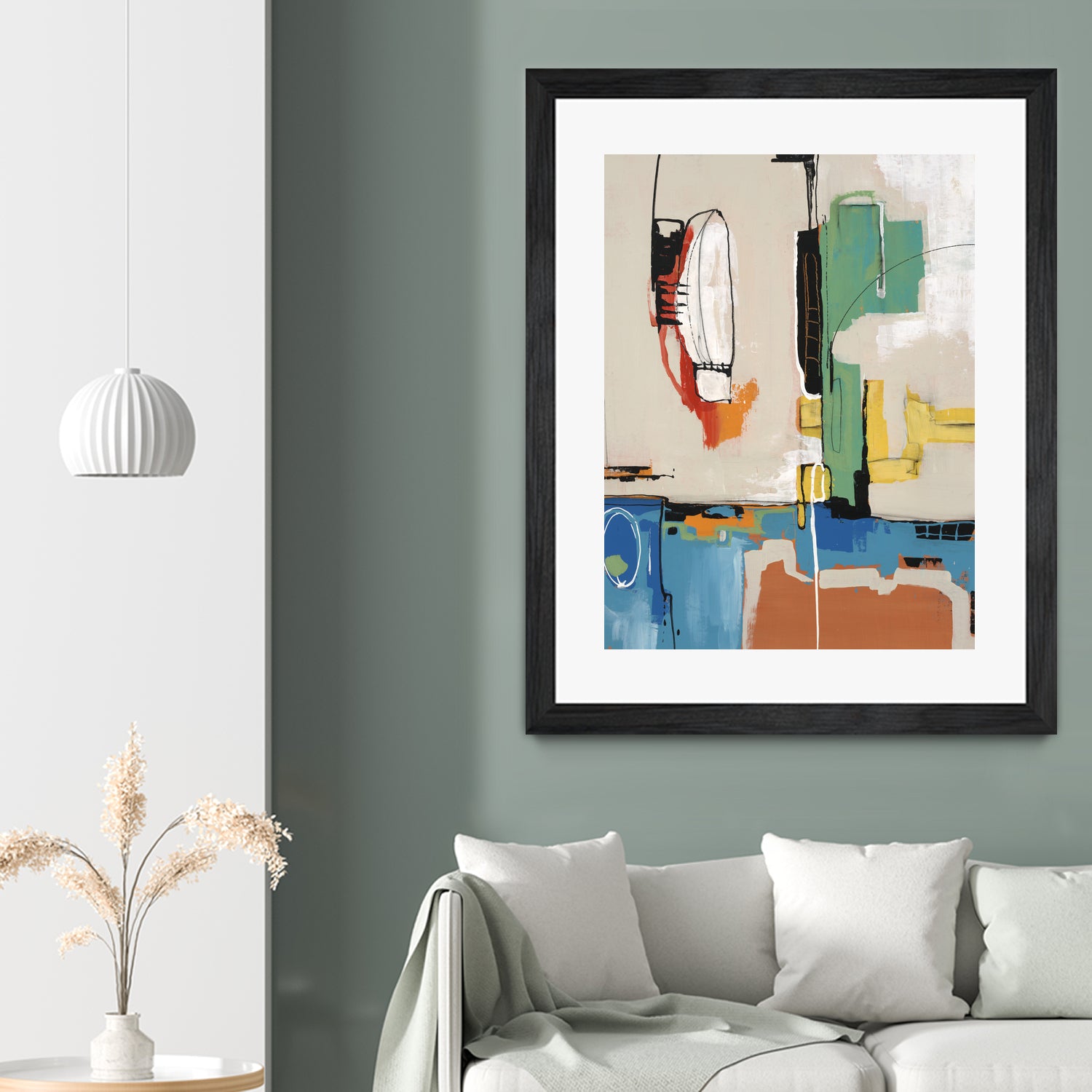 Comic Relief by Daleno Art on GIANT ART - green abstract