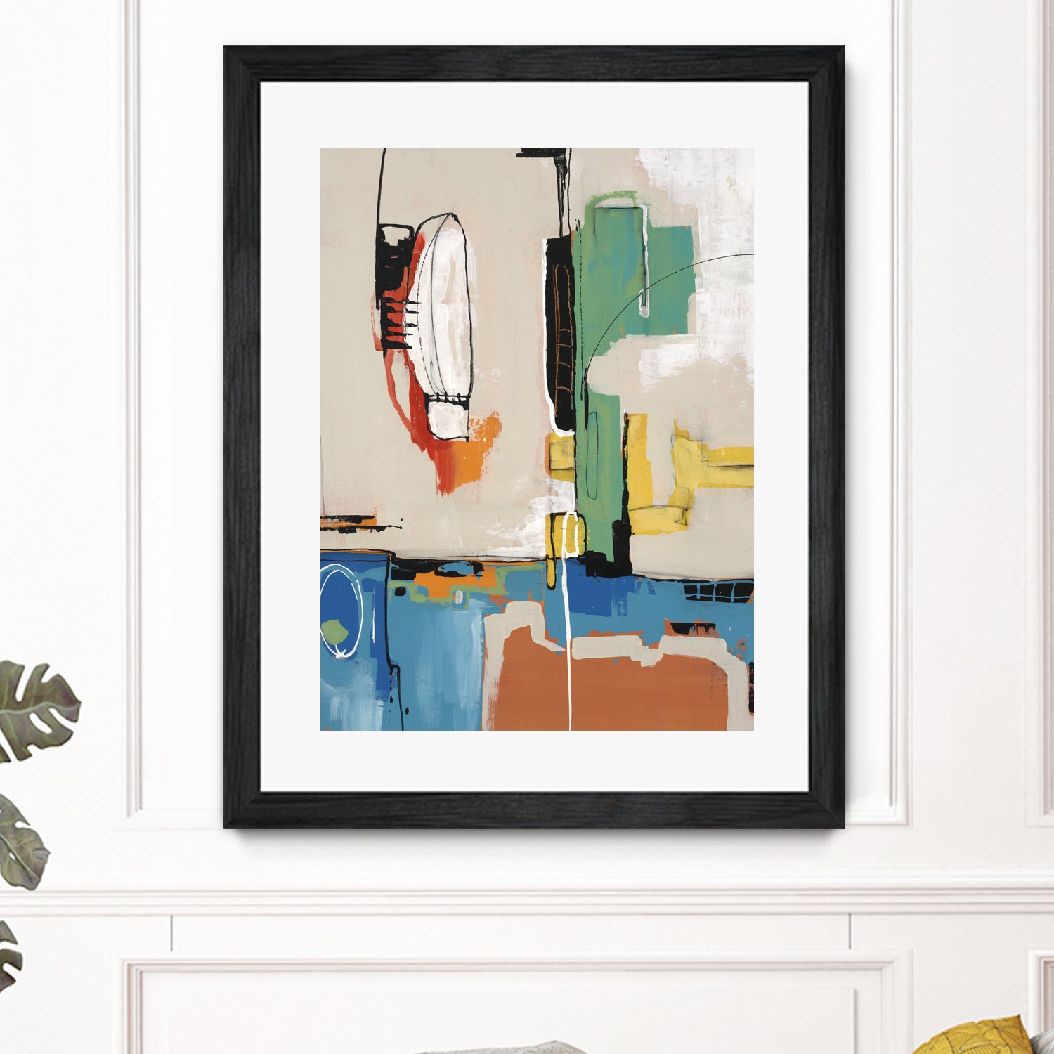 Comic Relief by Daleno Art on GIANT ART - green abstract