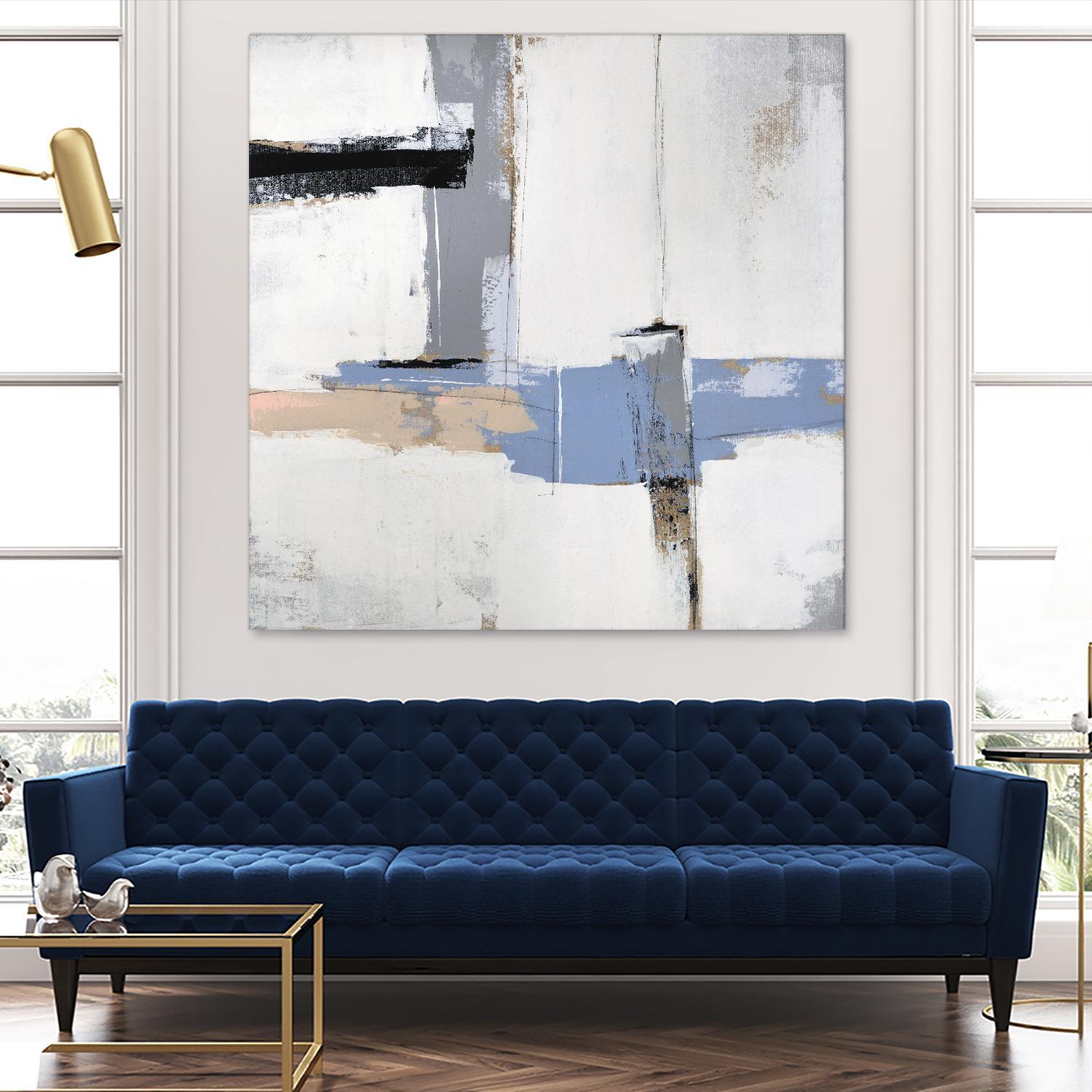 Broken Edges I by Daleno Art on GIANT ART - gold abstract abstrait