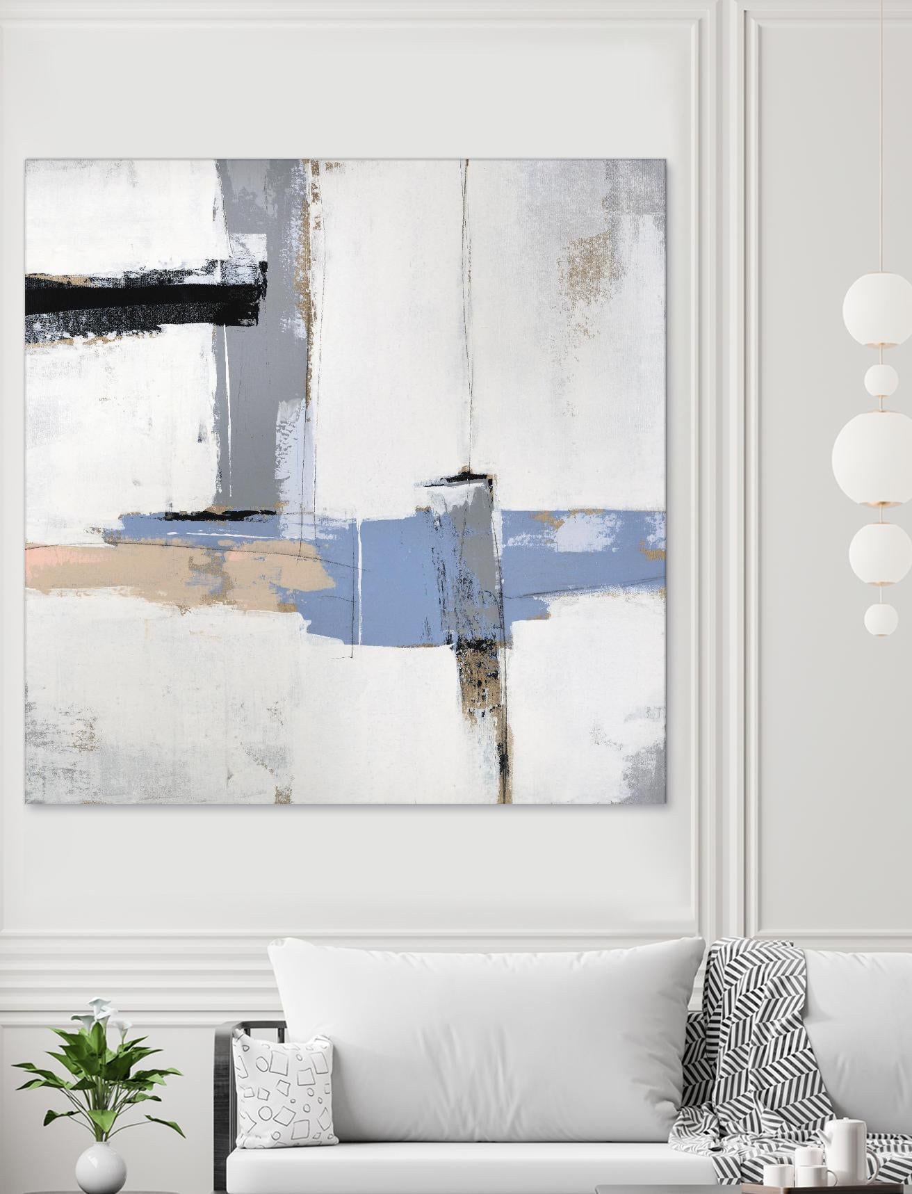 Broken Edges I by Daleno Art on GIANT ART - gold abstract abstrait