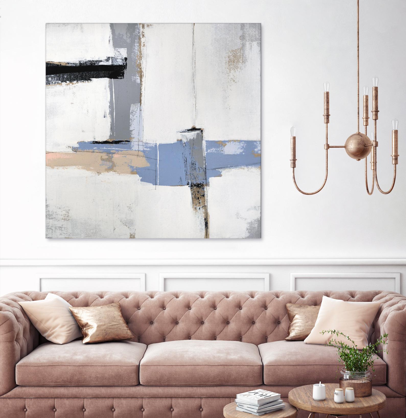 Broken Edges I by Daleno Art on GIANT ART - gold abstract abstrait