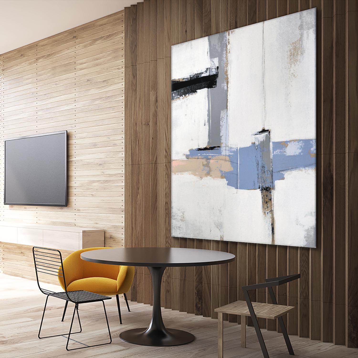 Broken Edges I by Daleno Art on GIANT ART - gold abstract abstrait