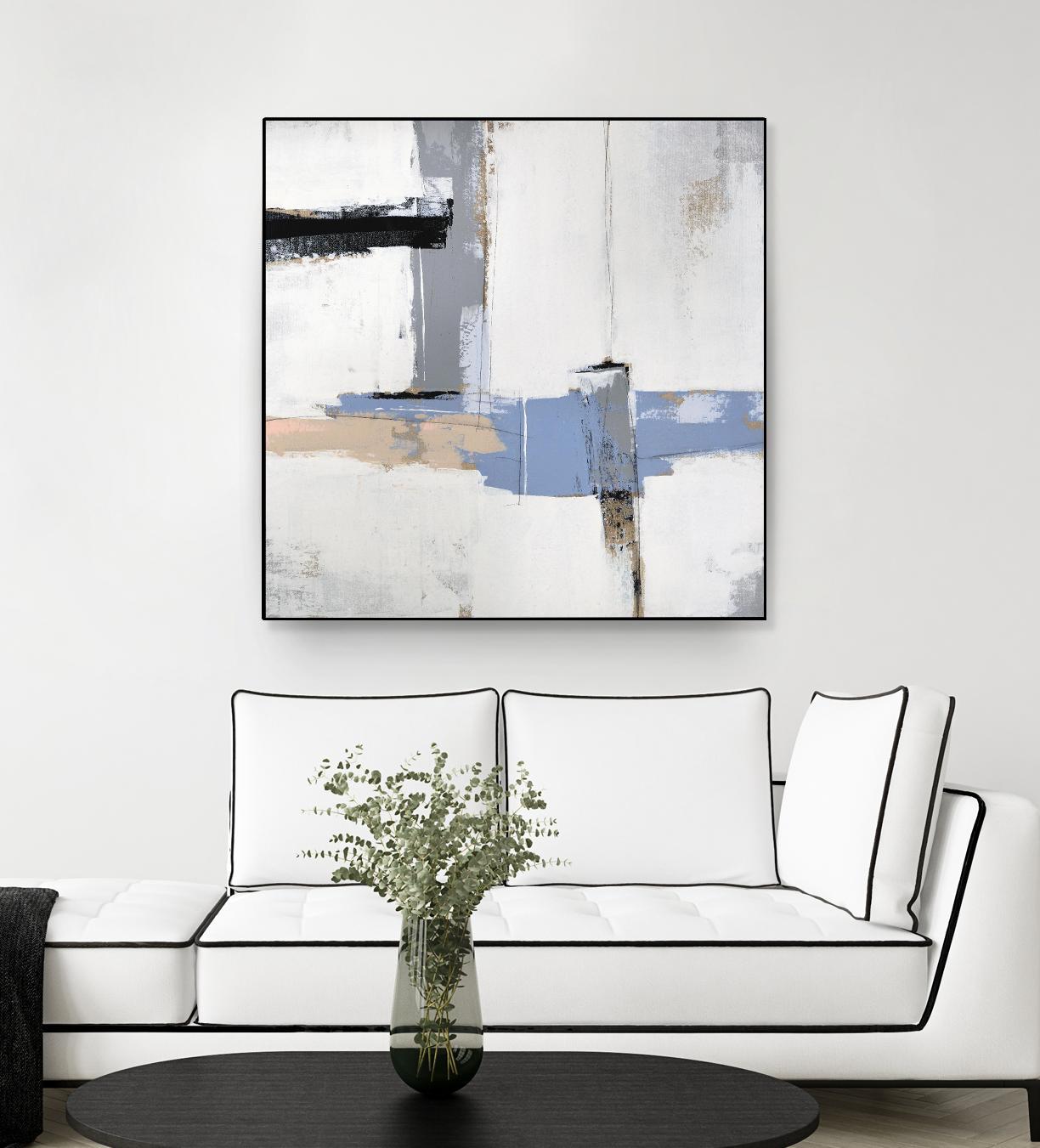 Broken Edges I by Daleno Art on GIANT ART - gold abstract abstrait