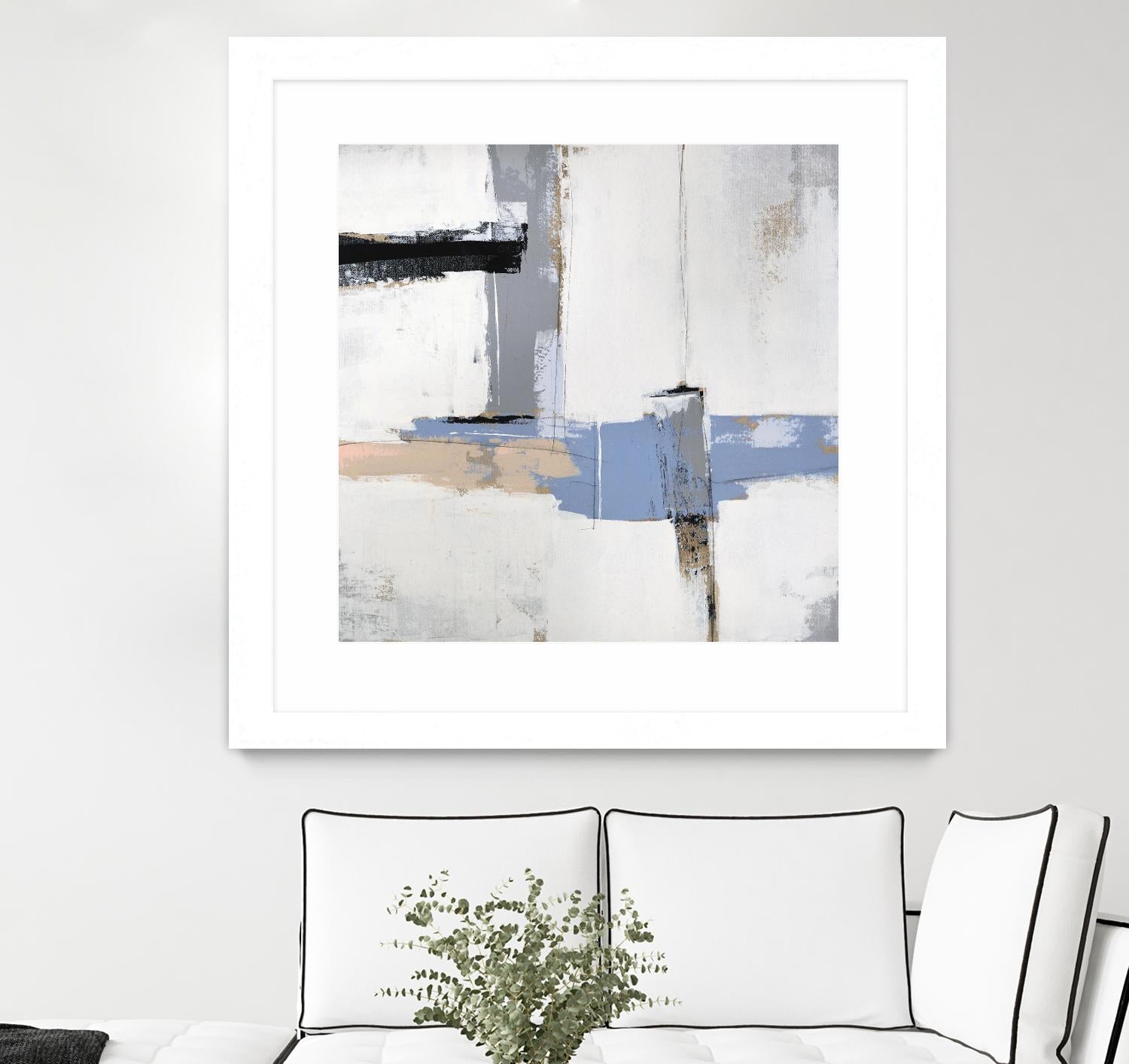 Broken Edges I by Daleno Art on GIANT ART - gold abstract abstrait