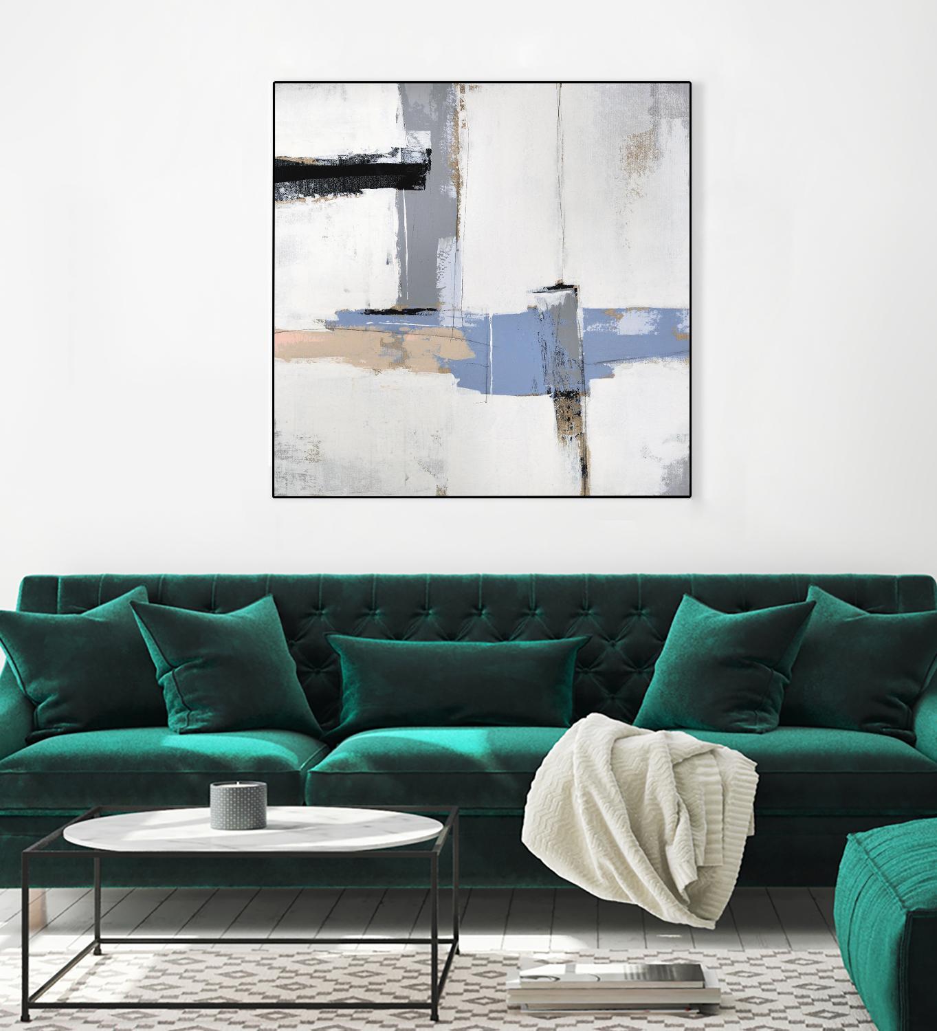 Broken Edges I by Daleno Art on GIANT ART - gold abstract abstrait