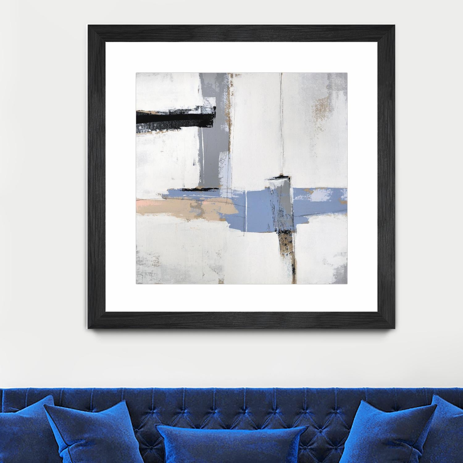 Broken Edges I by Daleno Art on GIANT ART - gold abstract abstrait