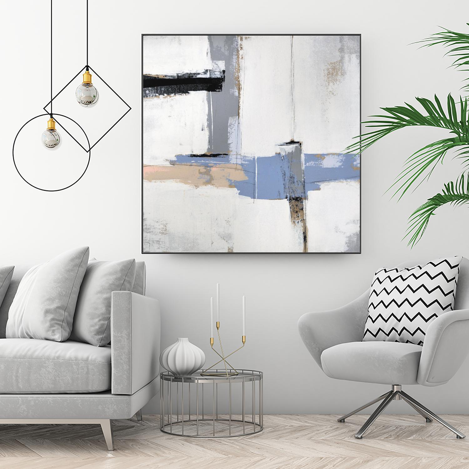 Broken Edges I by Daleno Art on GIANT ART - gold abstract abstrait