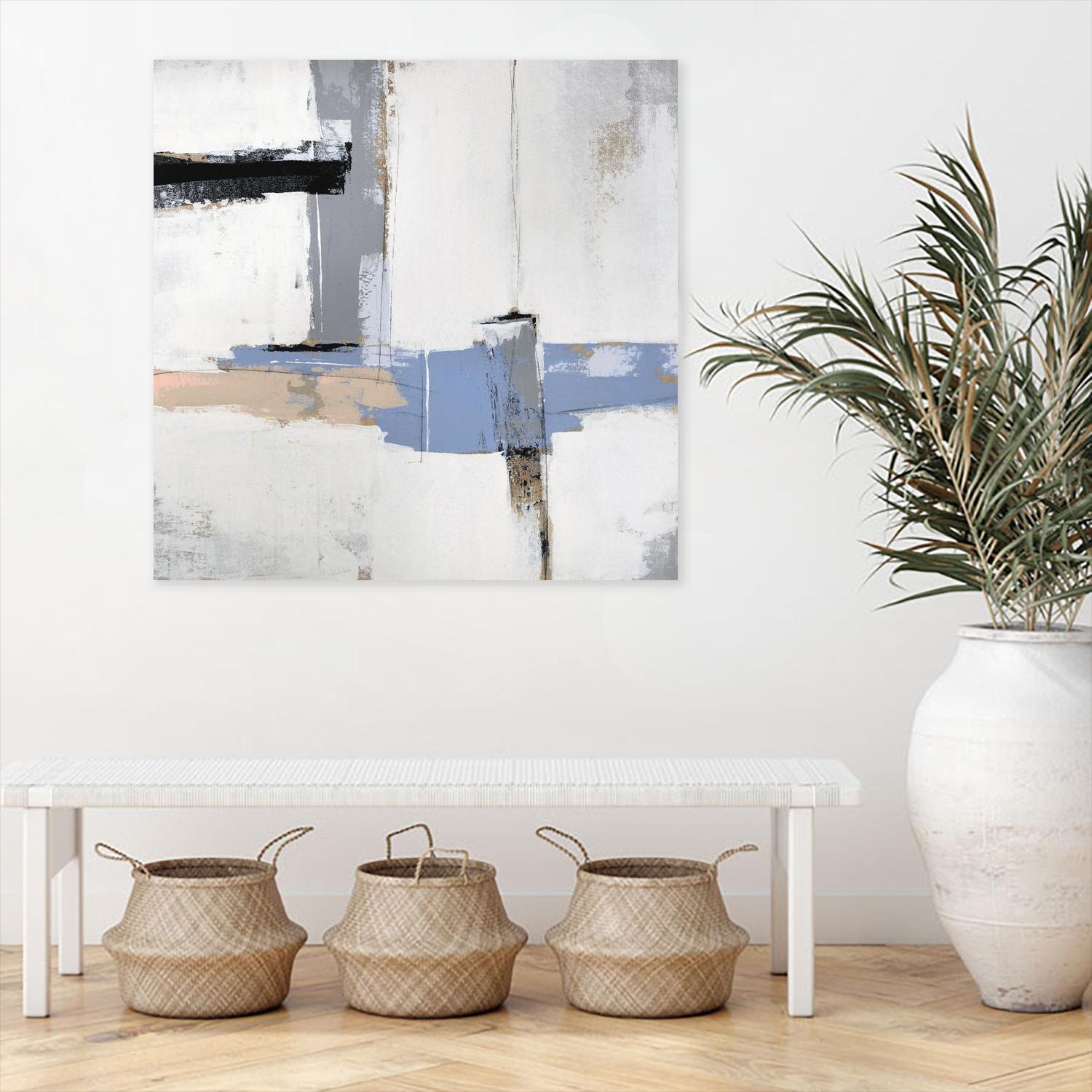 Broken Edges I by Daleno Art on GIANT ART - gold abstract abstrait