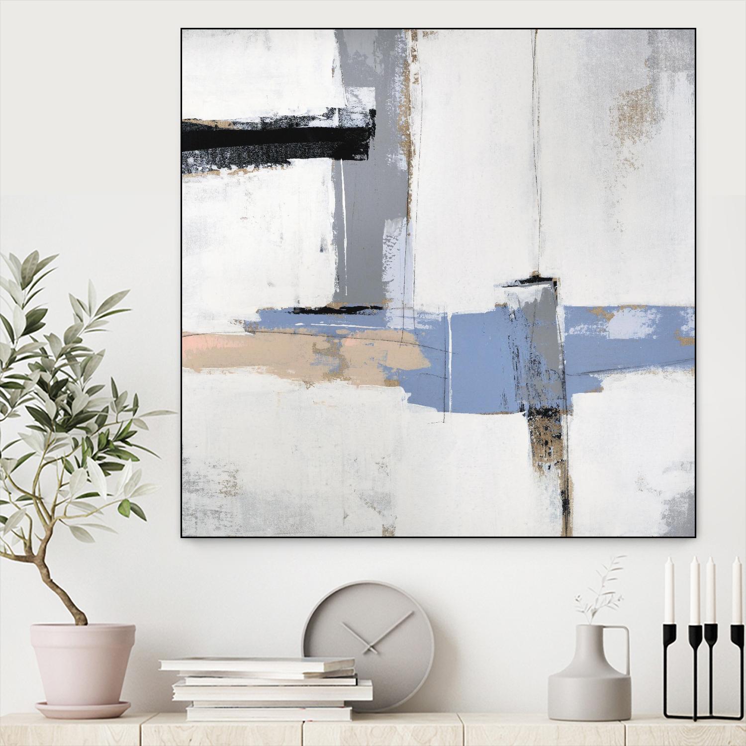 Broken Edges I by Daleno Art on GIANT ART - gold abstract abstrait