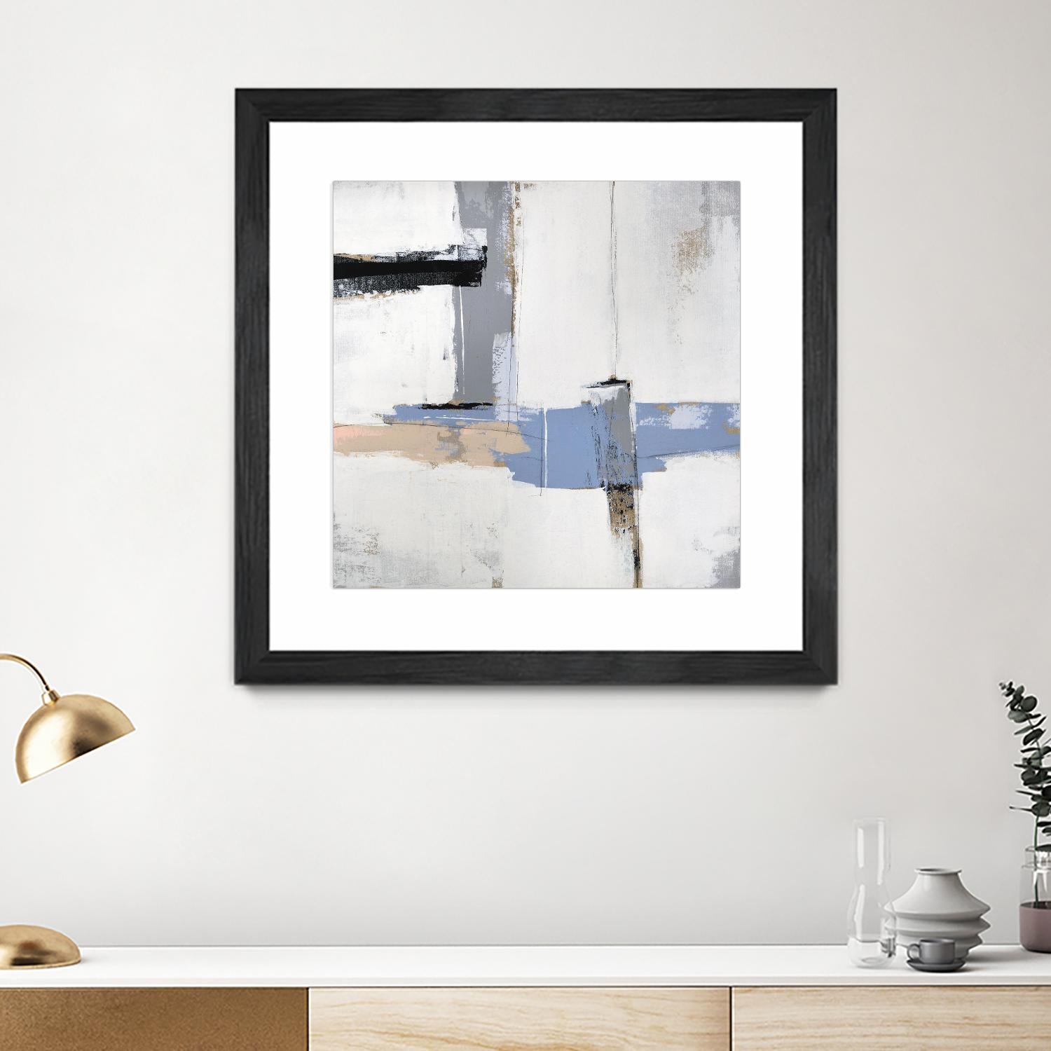 Broken Edges I by Daleno Art on GIANT ART - gold abstract abstrait