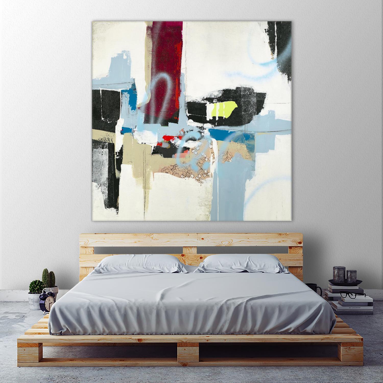 To Tell the Truth I by Daleno Art on GIANT ART - red abstract abstrait