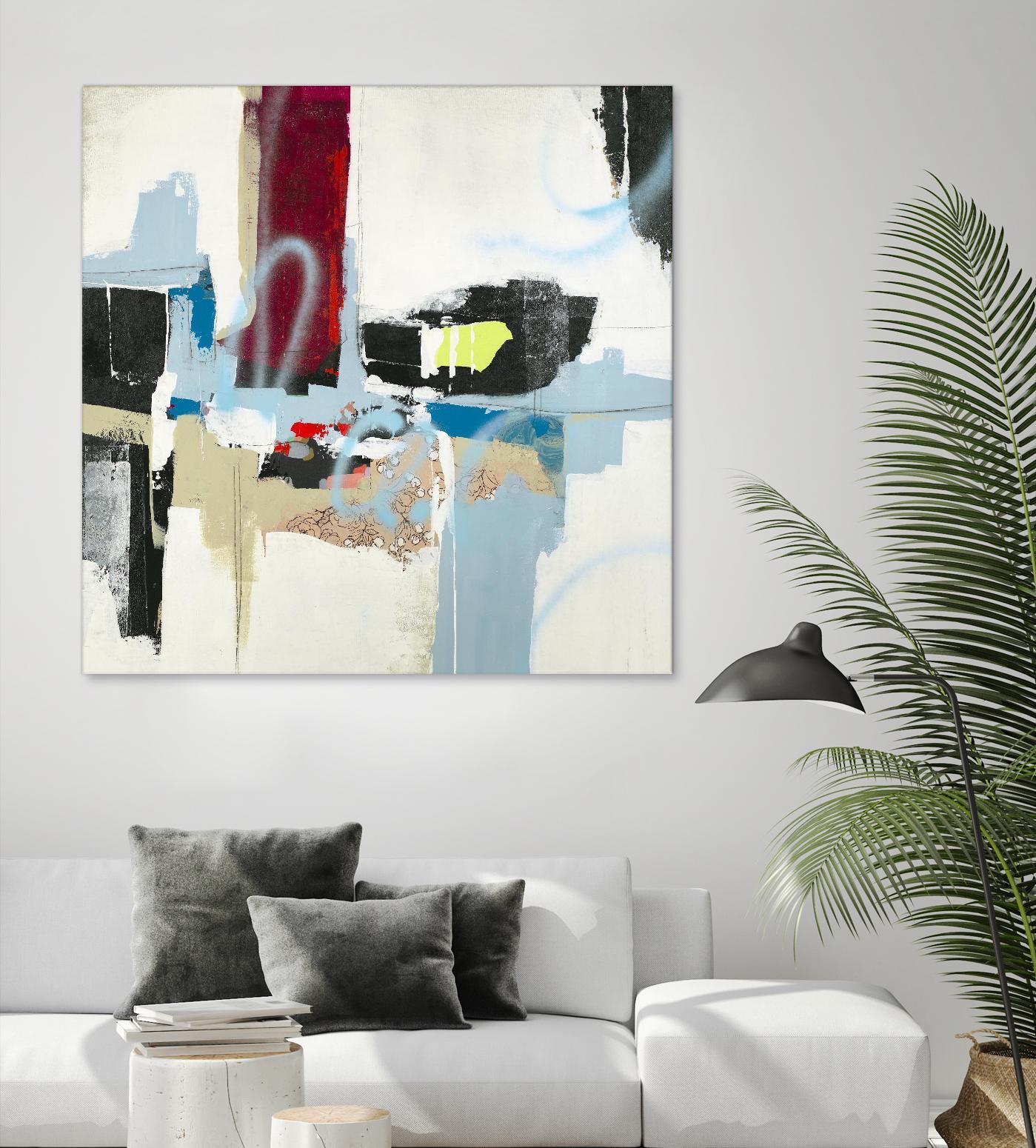 To Tell the Truth I by Daleno Art on GIANT ART - red abstract abstrait