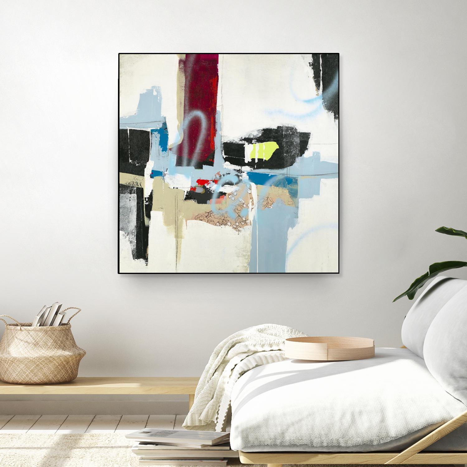 To Tell the Truth I by Daleno Art on GIANT ART - red abstract abstrait