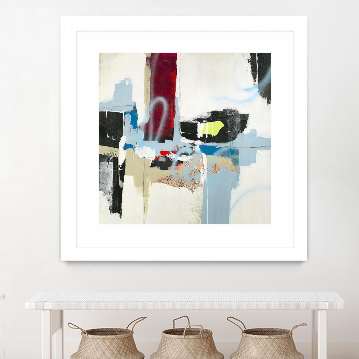 To Tell the Truth I by Daleno Art on GIANT ART - red abstract abstrait