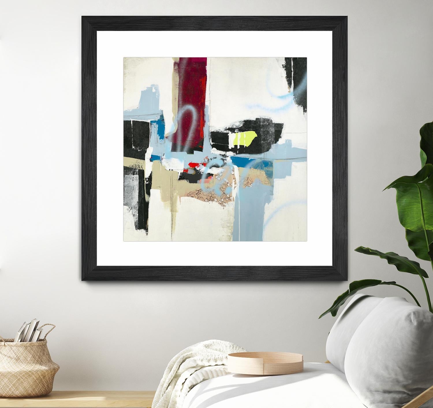 To Tell the Truth I by Daleno Art on GIANT ART - red abstract abstrait