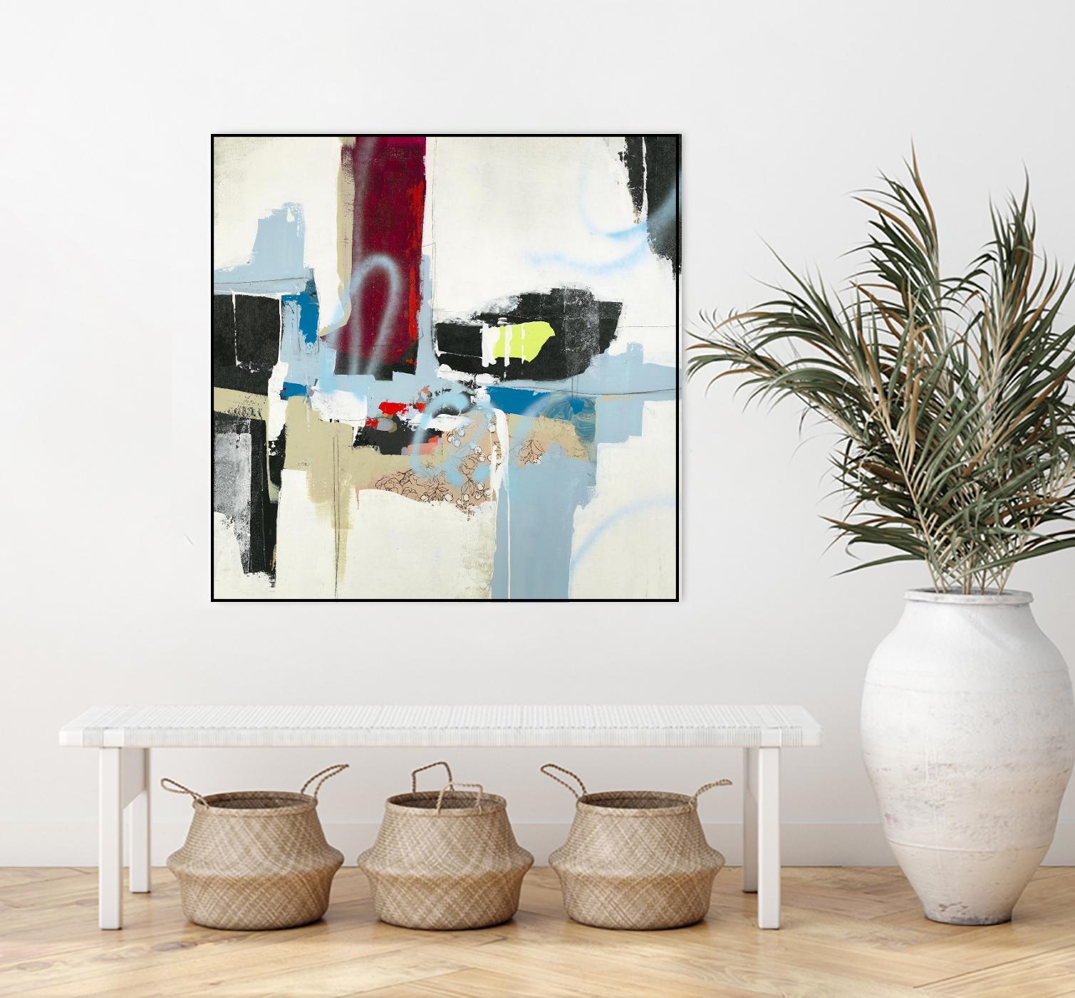 To Tell the Truth I by Daleno Art on GIANT ART - red abstract abstrait