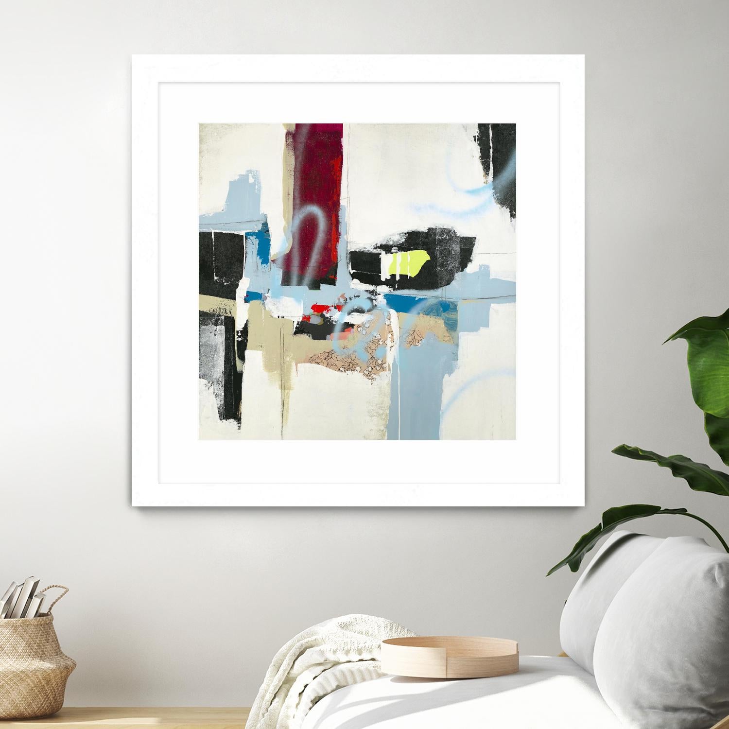 To Tell the Truth I by Daleno Art on GIANT ART - red abstract abstrait