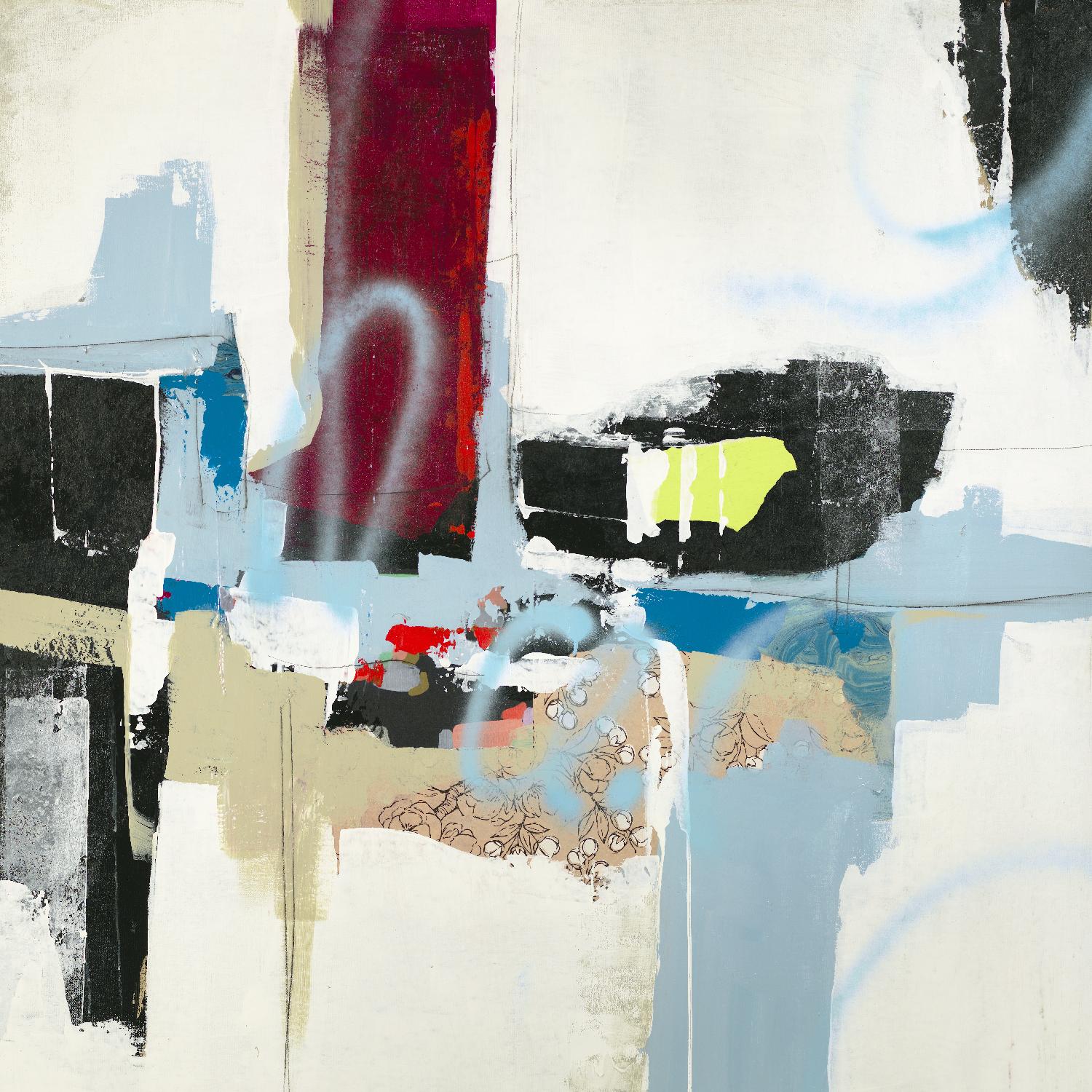 To Tell the Truth I by Daleno Art on GIANT ART - red abstract abstrait