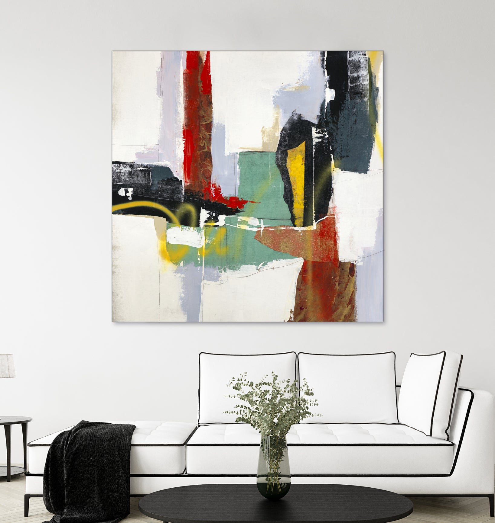 To Tell the Truth III by Daleno Art on GIANT ART - red abstract