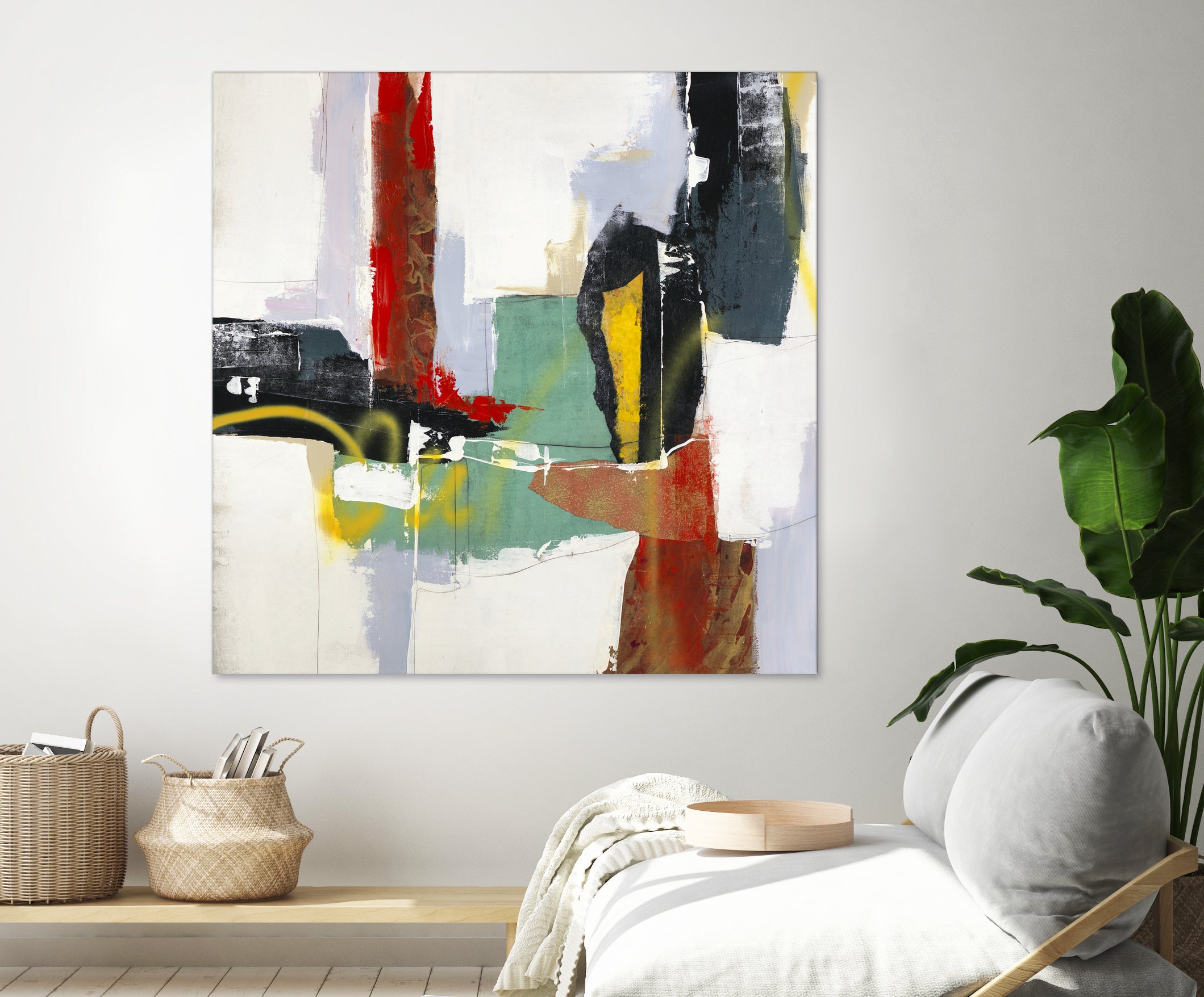 To Tell the Truth III by Daleno Art on GIANT ART - red abstract