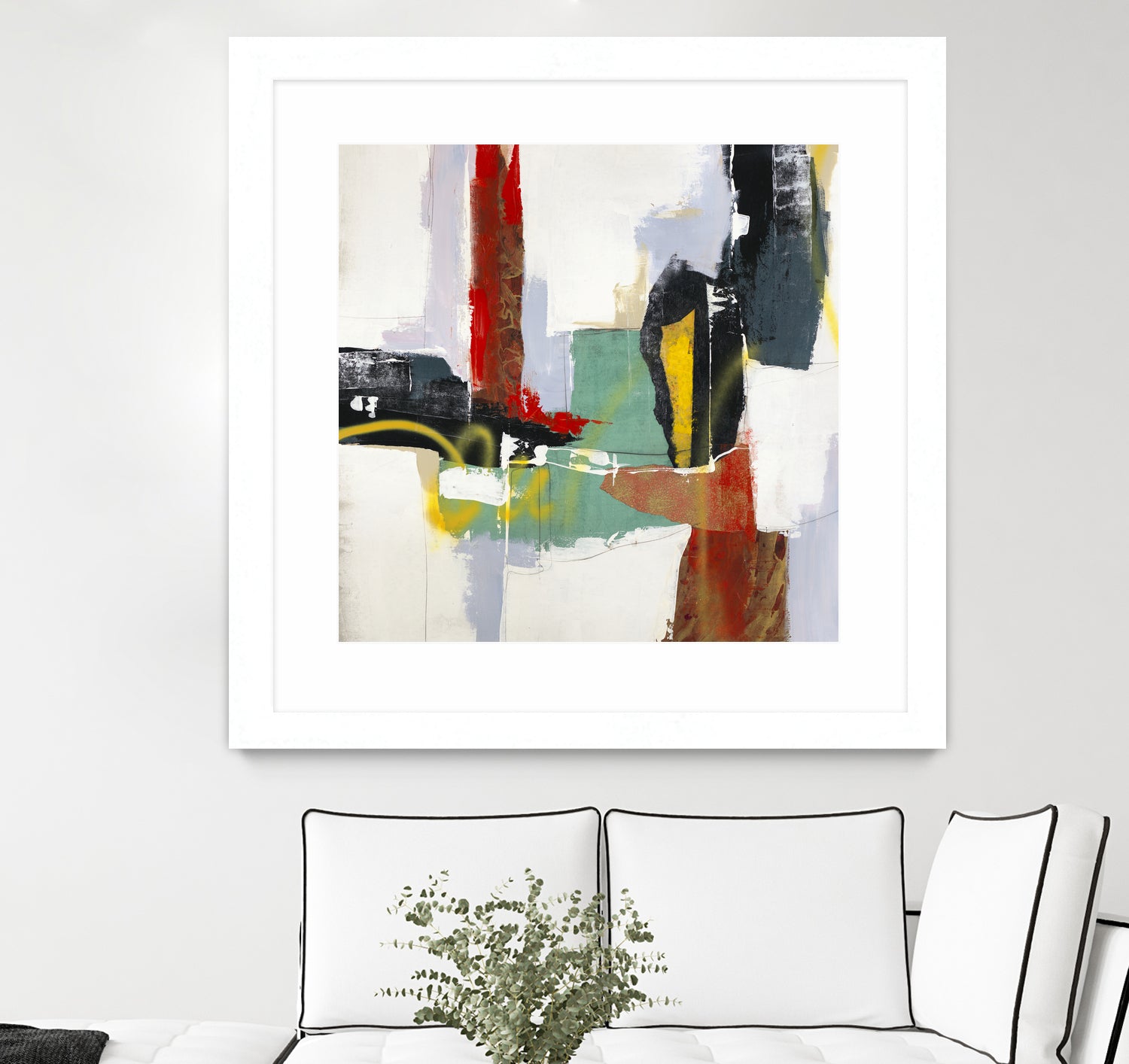 To Tell the Truth III by Daleno Art on GIANT ART - red abstract