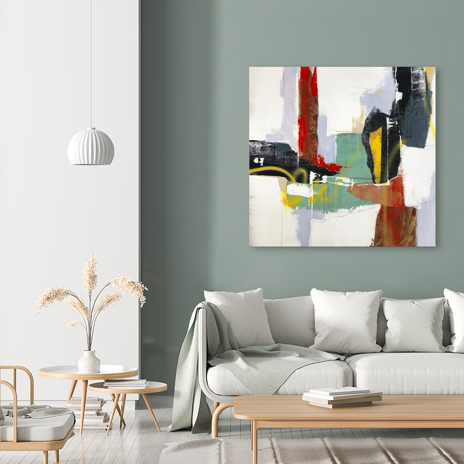 To Tell the Truth III by Daleno Art on GIANT ART - red abstract