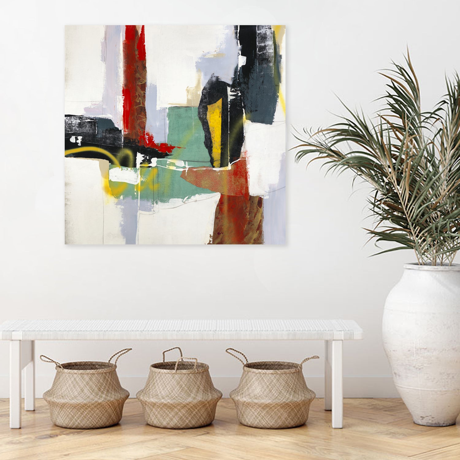 To Tell the Truth III by Daleno Art on GIANT ART - red abstract