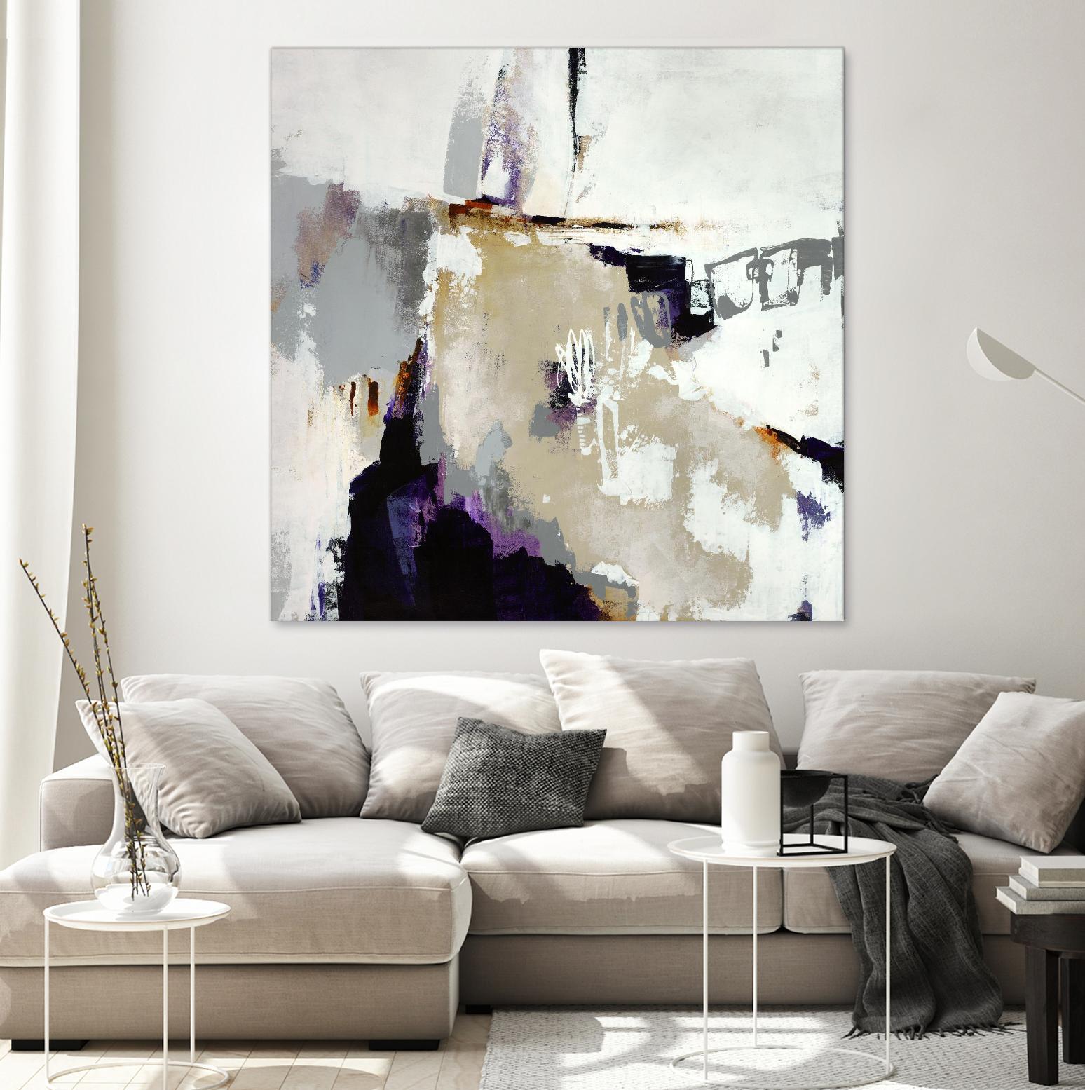 Tumult Roar by Daleno Art on GIANT ART - orange abstract abstrait