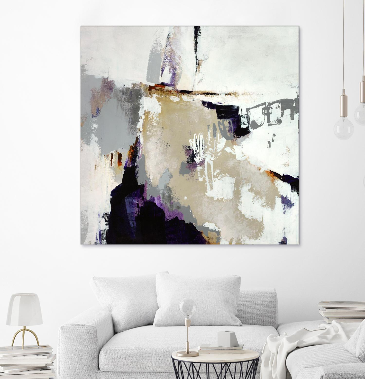 Tumult Roar by Daleno Art on GIANT ART - orange abstract abstrait