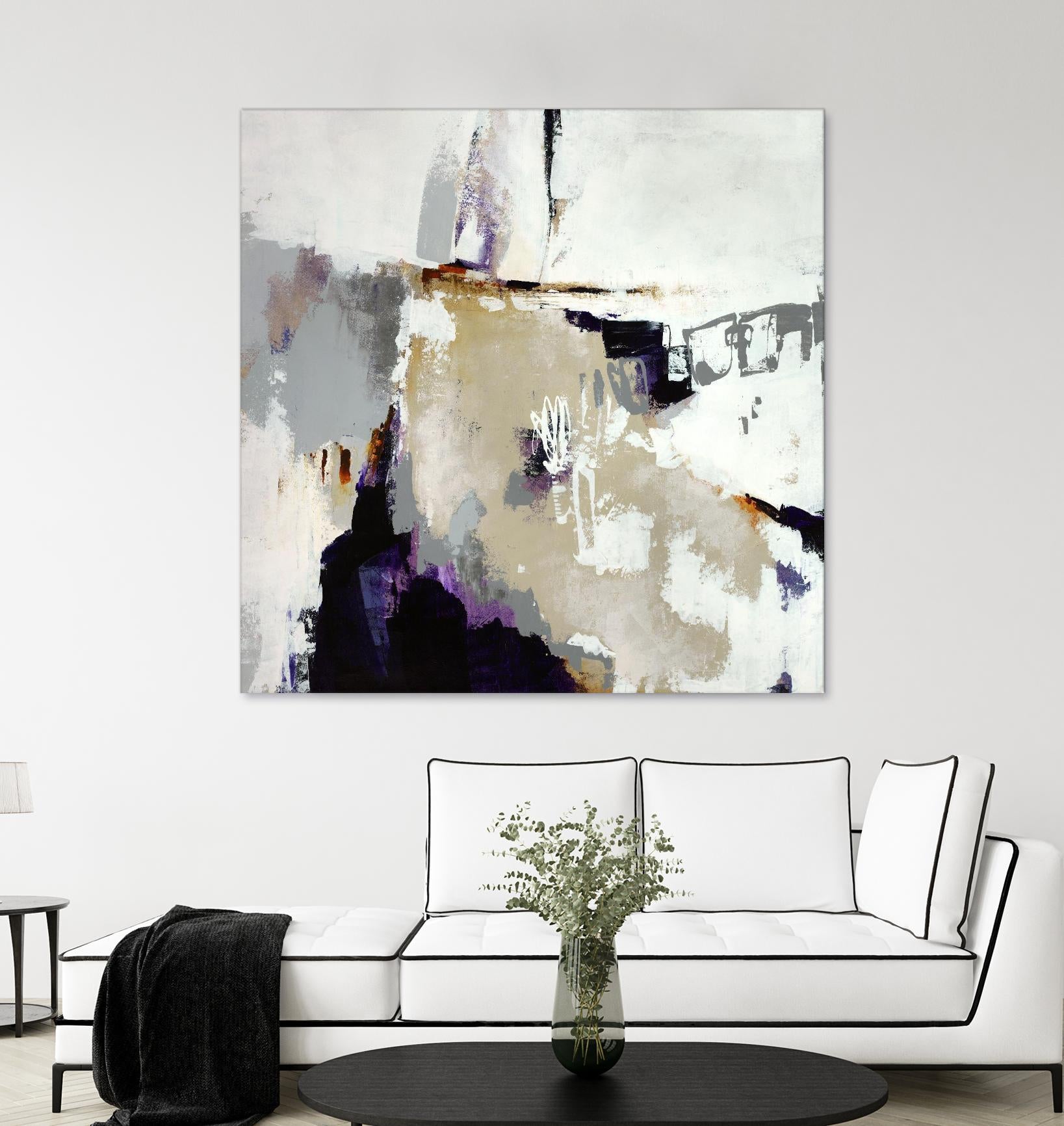 Tumult Roar by Daleno Art on GIANT ART - orange abstract abstrait