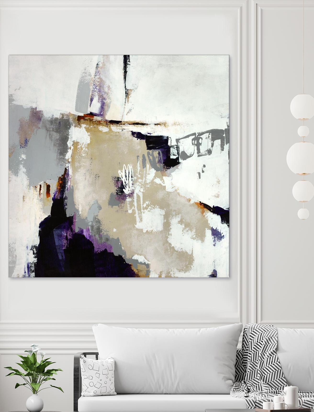 Tumult Roar by Daleno Art on GIANT ART - orange abstract abstrait