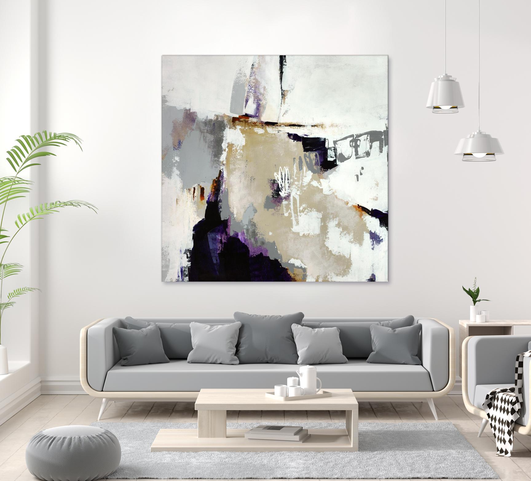 Tumult Roar by Daleno Art on GIANT ART - orange abstract abstrait