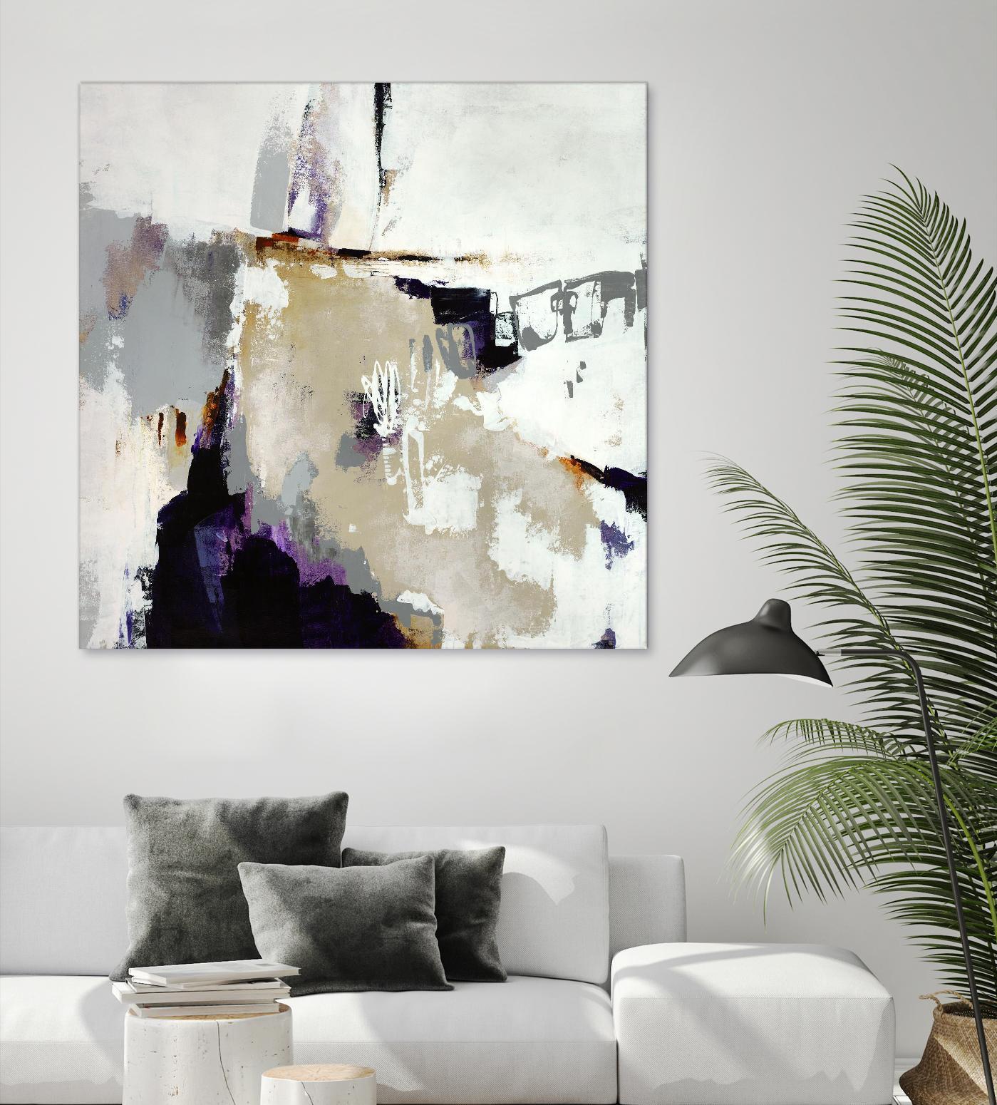 Tumult Roar by Daleno Art on GIANT ART - orange abstract abstrait