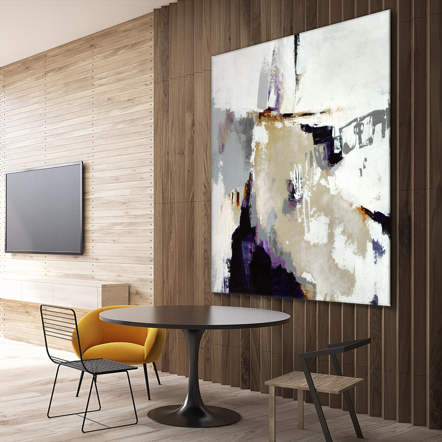 Tumult Roar by Daleno Art on GIANT ART - orange abstract abstrait