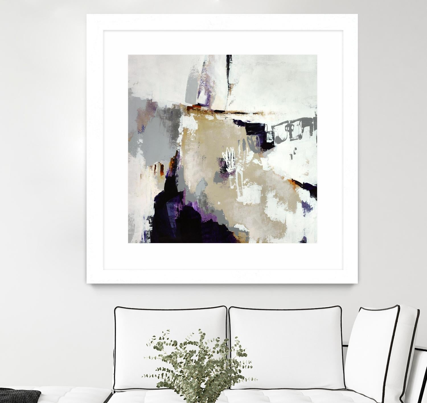 Tumult Roar by Daleno Art on GIANT ART - orange abstract abstrait