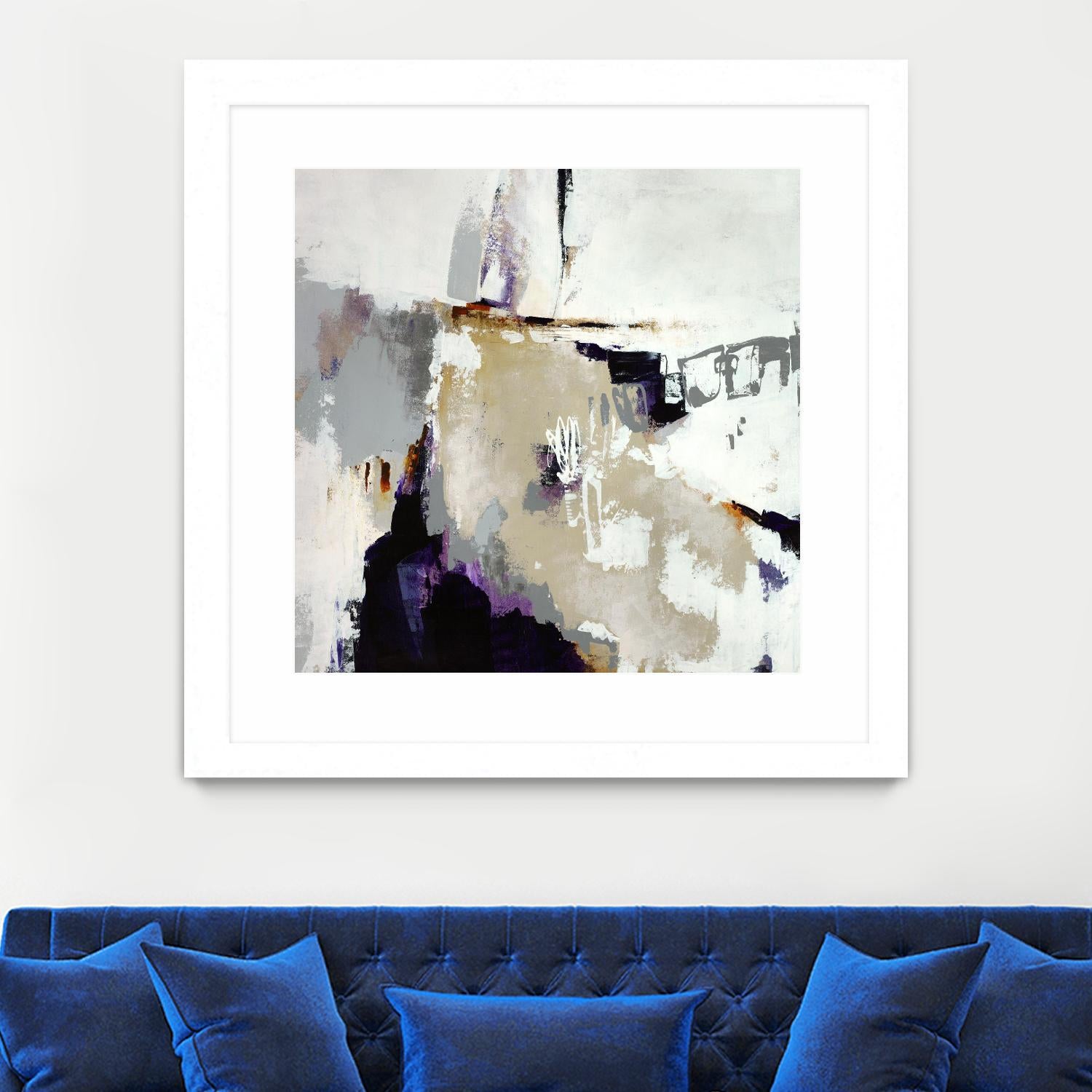 Tumult Roar by Daleno Art on GIANT ART - orange abstract abstrait