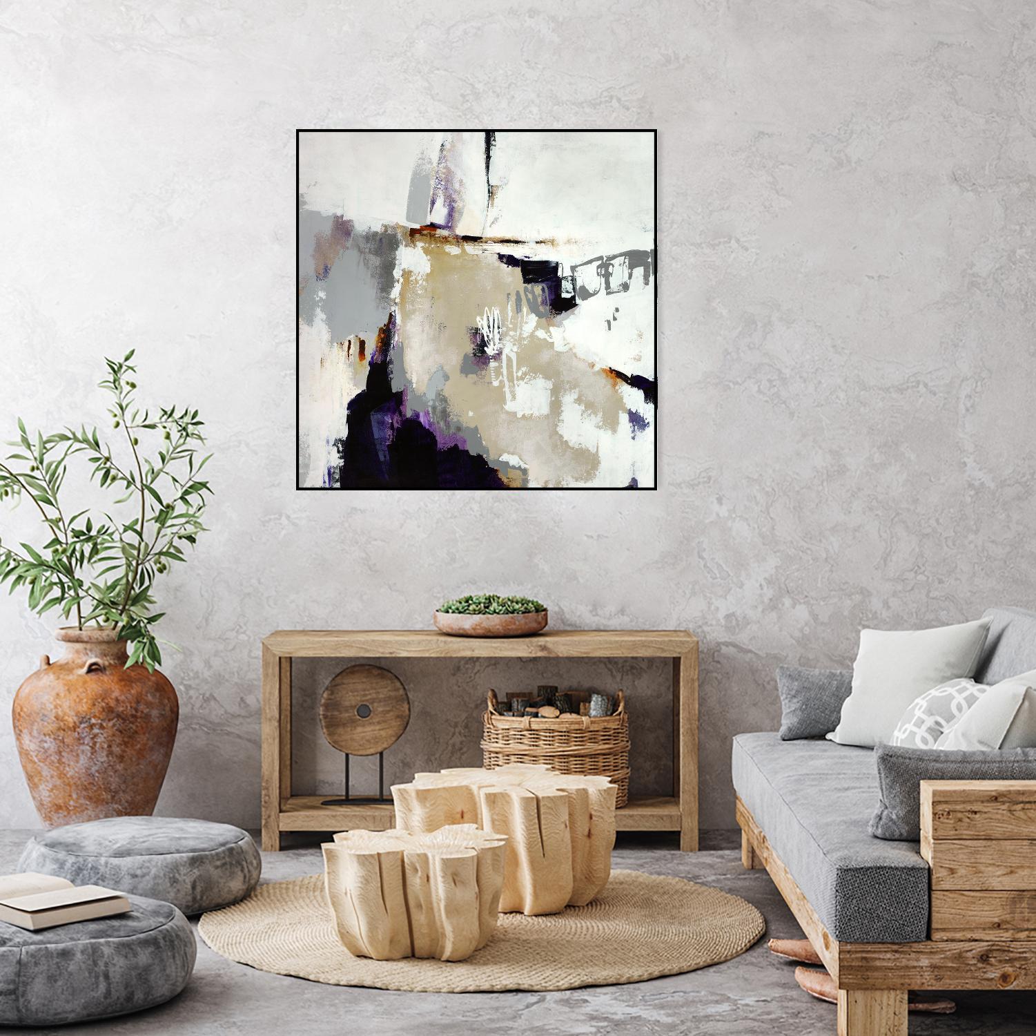 Tumult Roar by Daleno Art on GIANT ART - orange abstract abstrait