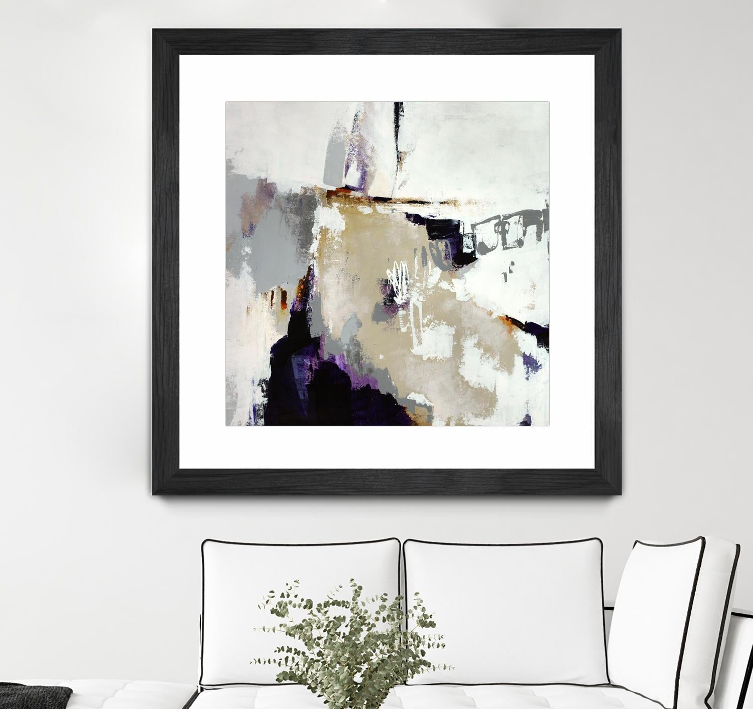 Tumult Roar by Daleno Art on GIANT ART - orange abstract abstrait